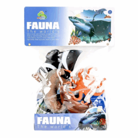 PVC Deniz Hayvanları 4’lü Set, Eğitici ve Eğlenceli Oyun, Çocuklar İçin Doğa Oyuncağı