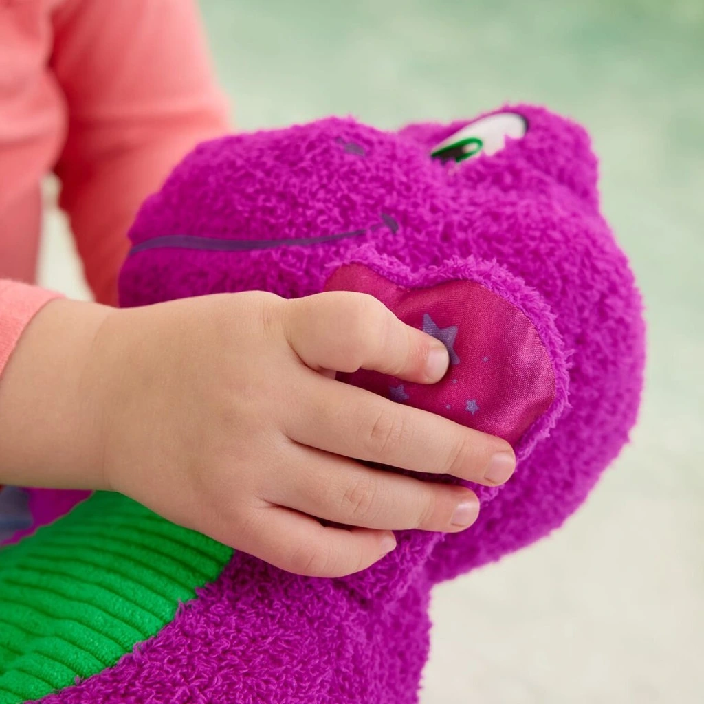 Eğitici Oyuncak HYG89 Fisher-Price Kalp Yapan Barney Pelüş Oyuncağı - Görsel 4