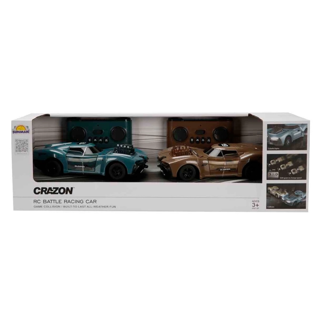 Eğitici Çocuk İkili Uzaktan Kumandalı Yarış Arabaları 2.4GHZ - Görsel 4