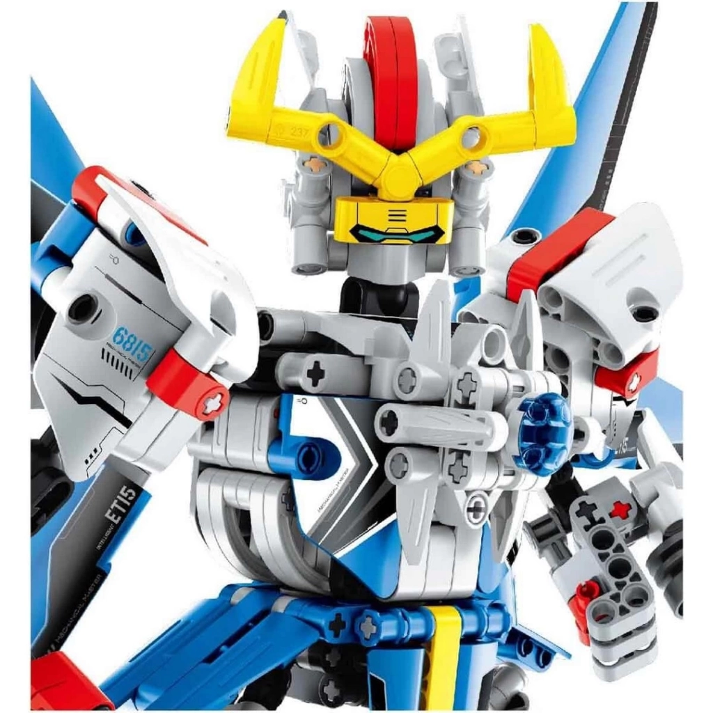 Strateji ve Yapı Kurma Becerisini Destekleyen Cyborg Asker Yapım Seti (641 Parça) - Görsel 4