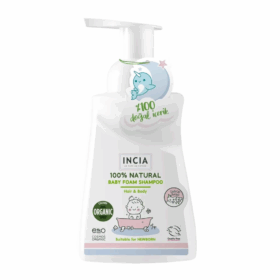 İncia Doğal Bebekler İçin Köpük Şampuan Saç ve Vücut İçin 200 ml