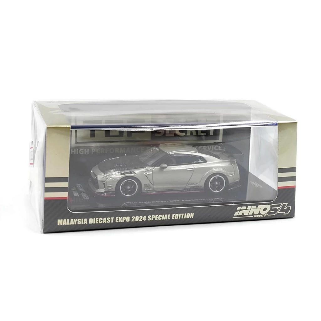 Çocuk Inno 1/64 Nissan Skyline GT-R R35 'Top Secret" Malaysia Diecast Expo 2024 - Görsel 3