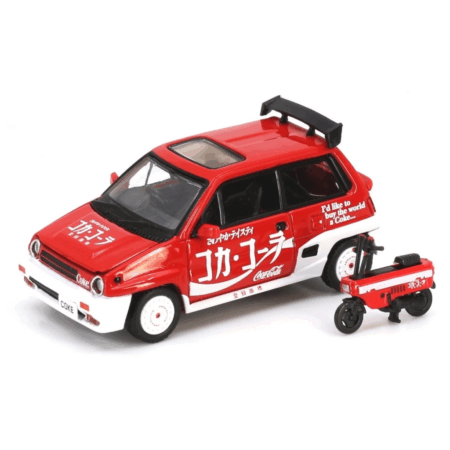 Çocuk Inno 1:64 Scale Coca-Cola Honda City Turbo ll