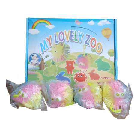 Eğitici Oyuncak  Işıklı Dikenli Elastik Top