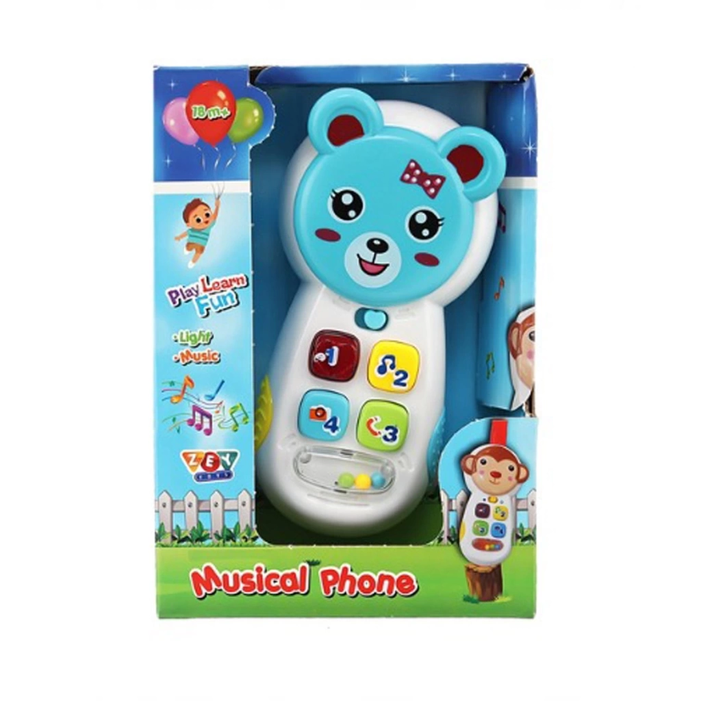 Çocuk Işıklı Müzikli Aktivite Telefonu - Görsel 5