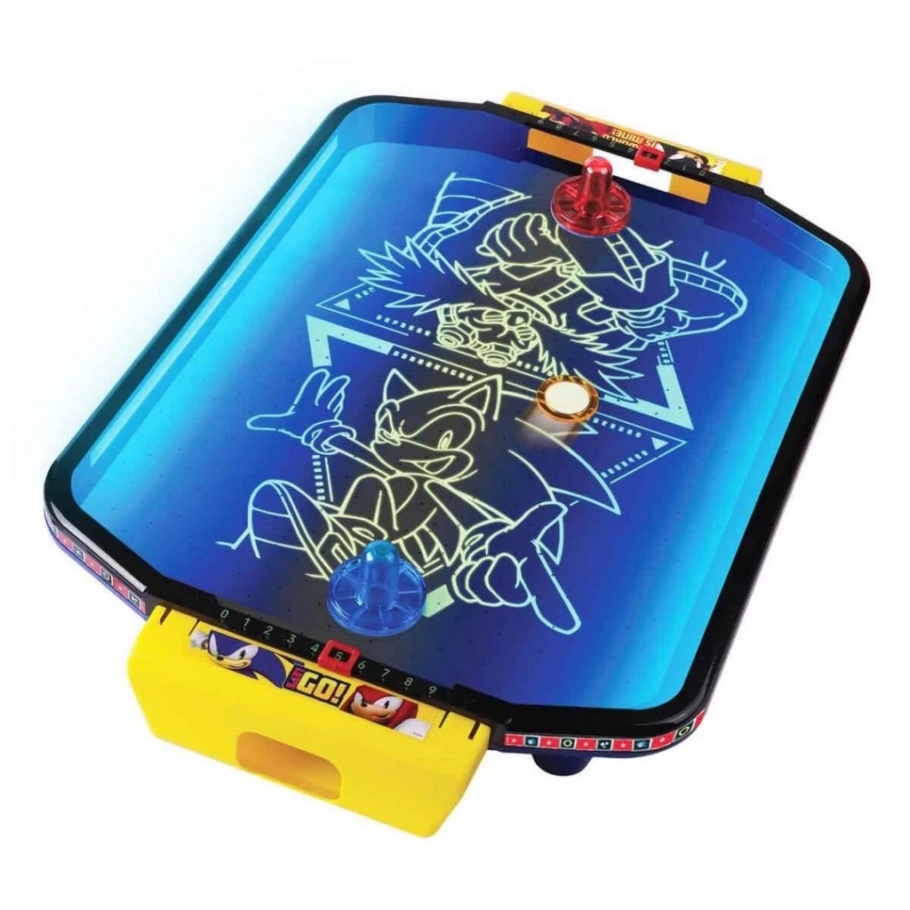 Eğitici Çocuk Işıklı Sonic Arcade Masaüstü Hava Hokeyi - Görsel 2