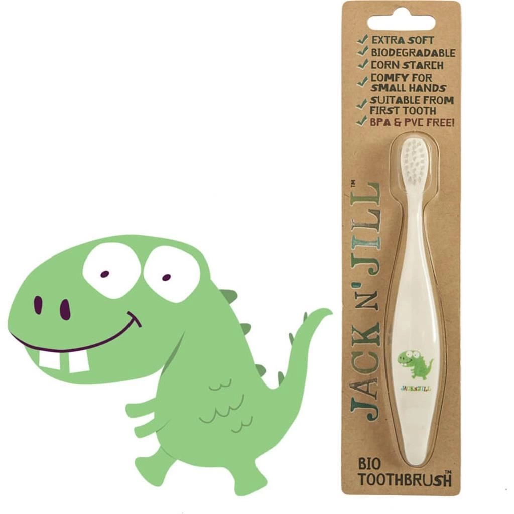 Dinozor Temalı Eğlenceli Ve Yumuşak Uçlu Diş Fırçası - Görsel 2