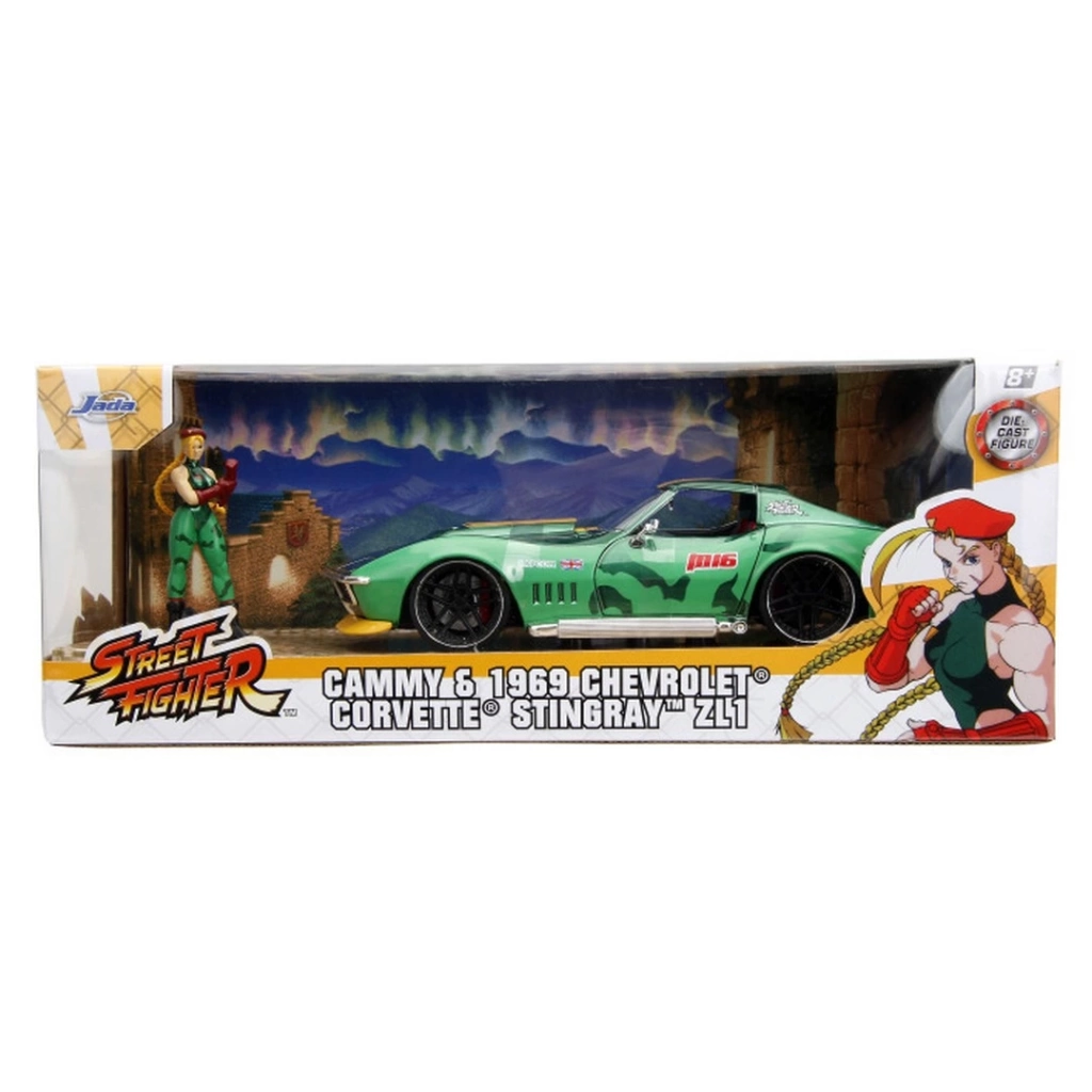 Eğitici Çocuk Gelişim Jada 1/24 Street Fighter 1969 Chevrolet - Görsel 5