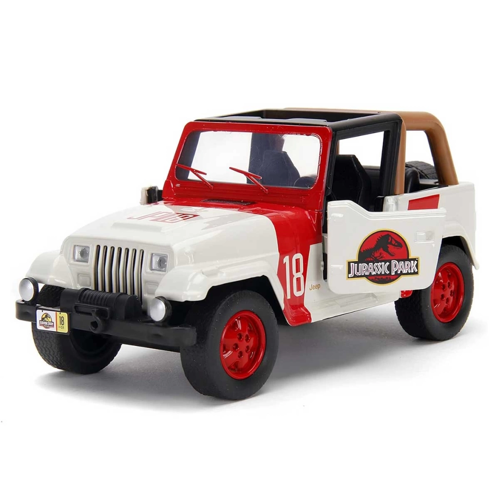 Jada 1:32 Jurassic Park Jeep Wrangler - Görsel 2