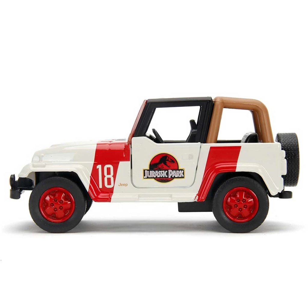Jada 1:32 Jurassic Park Jeep Wrangler - Görsel 3