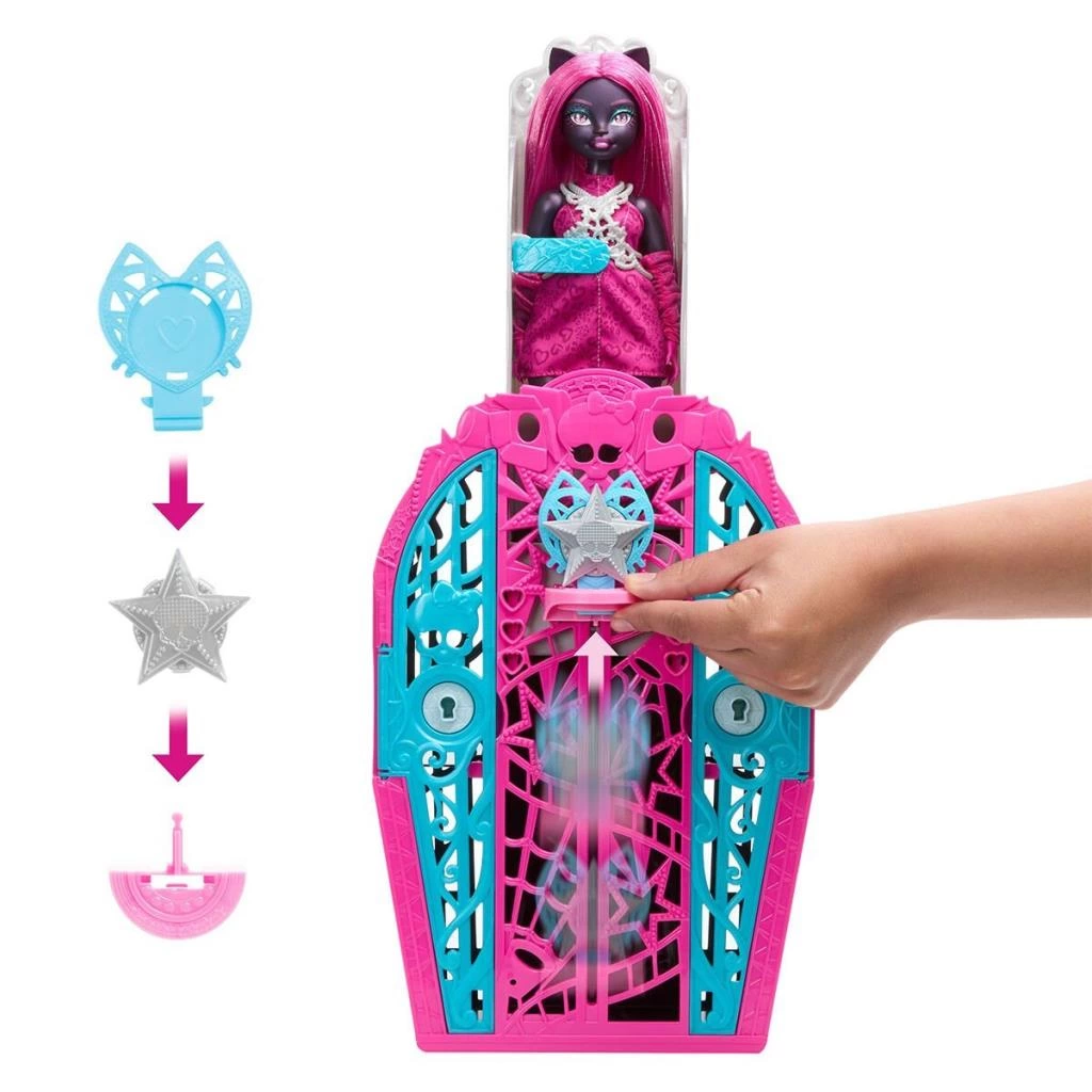 Eğitici Oyuncak JBG79 Monster High Skulltimate Secrets - Görsel 3