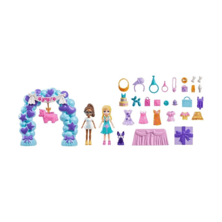 Çocuk Gelişim Polly Pocket Polly'nin Doğum Günü Partisi Eğlenceli Paket