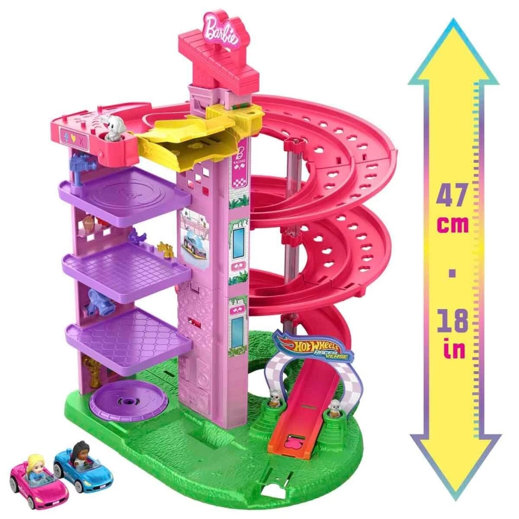 Eğitici Çocuk JDD65 Hot Wheels Racerverse Barbie Oyun Seti - Görsel 5