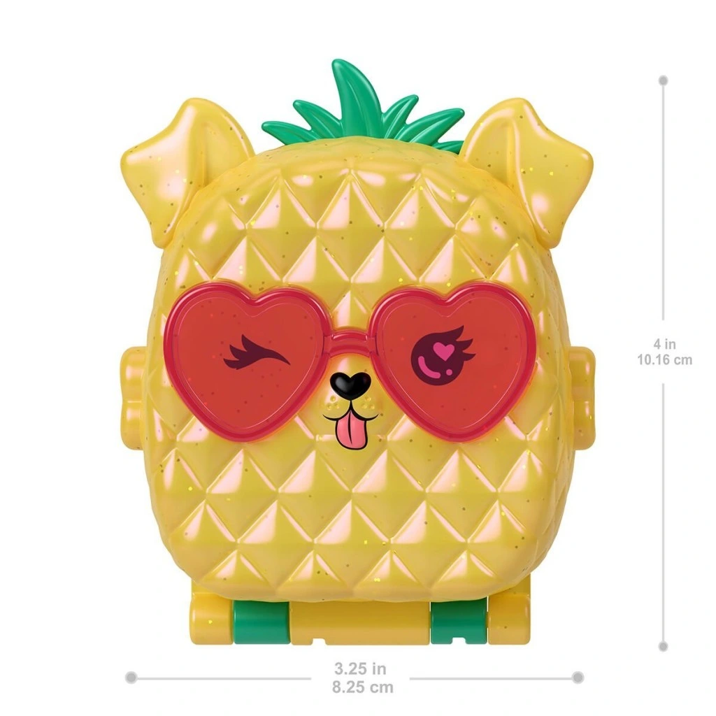 Eğitici Oyuncak JFV00 Polly Pocket Ananas Köpekçik Plajı Mini Oyun Seti - Görsel 4