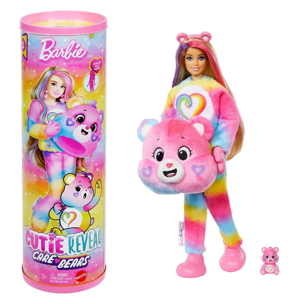 Eğitici Çocuk JFV59 Barbie Cutie Reveal Care Bear Serisi