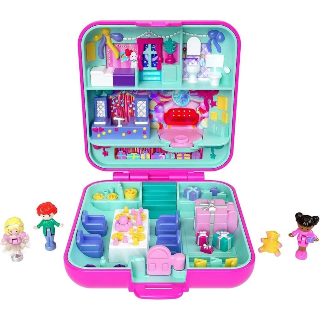 Eğitici Oyuncak JGK22 Polly Pocket Mattel 80. Yıl Özel Nostaljik Kompakt Oyun Seti - Görsel 2