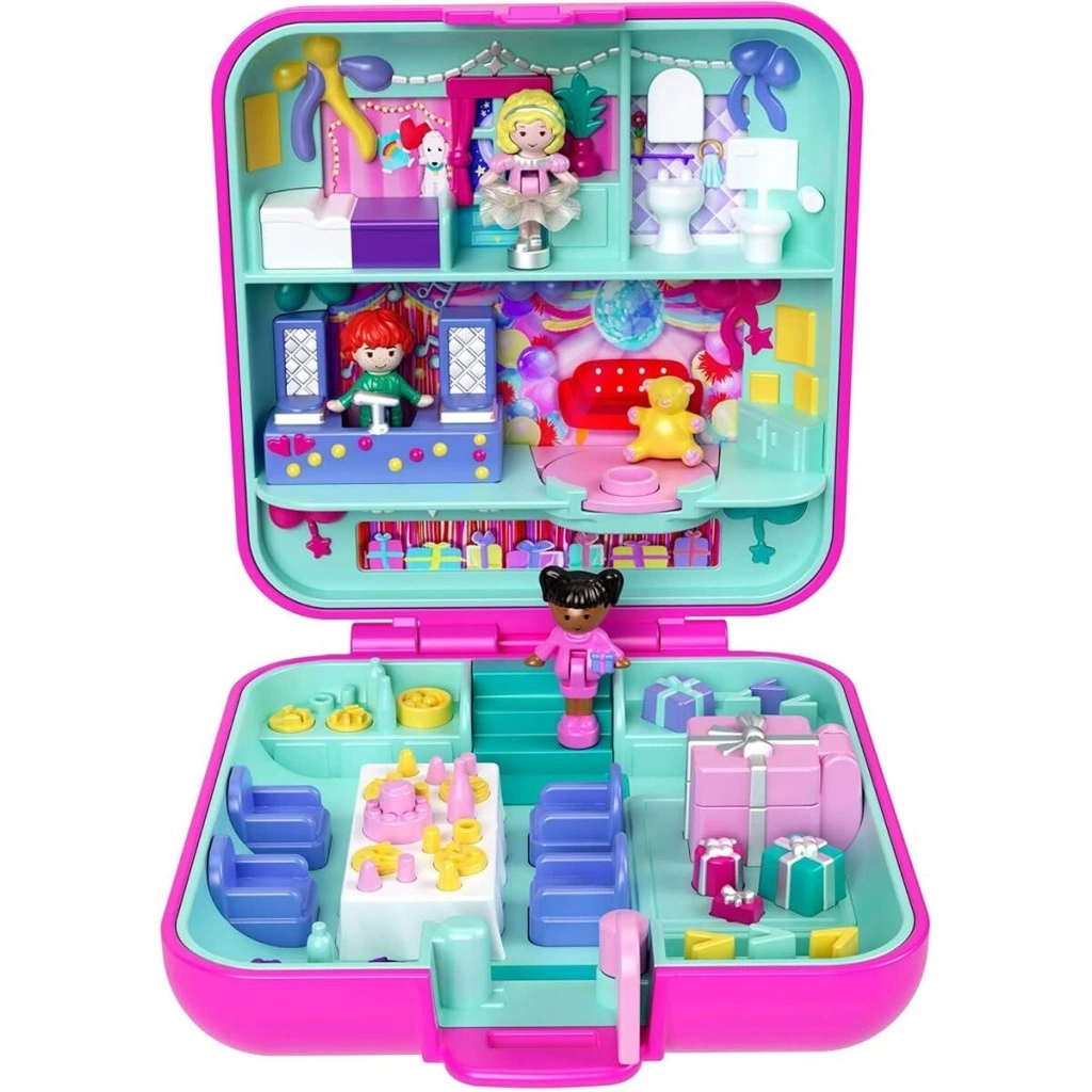 Eğitici Oyuncak JGK22 Polly Pocket Mattel 80. Yıl Özel Nostaljik Kompakt Oyun Seti - Görsel 3