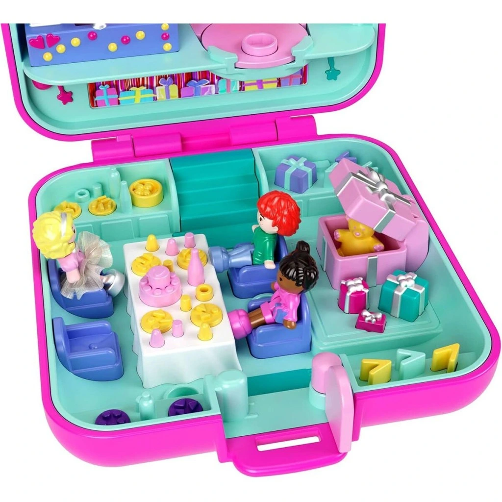 Eğitici Oyuncak JGK22 Polly Pocket Mattel 80. Yıl Özel Nostaljik Kompakt Oyun Seti - Görsel 4