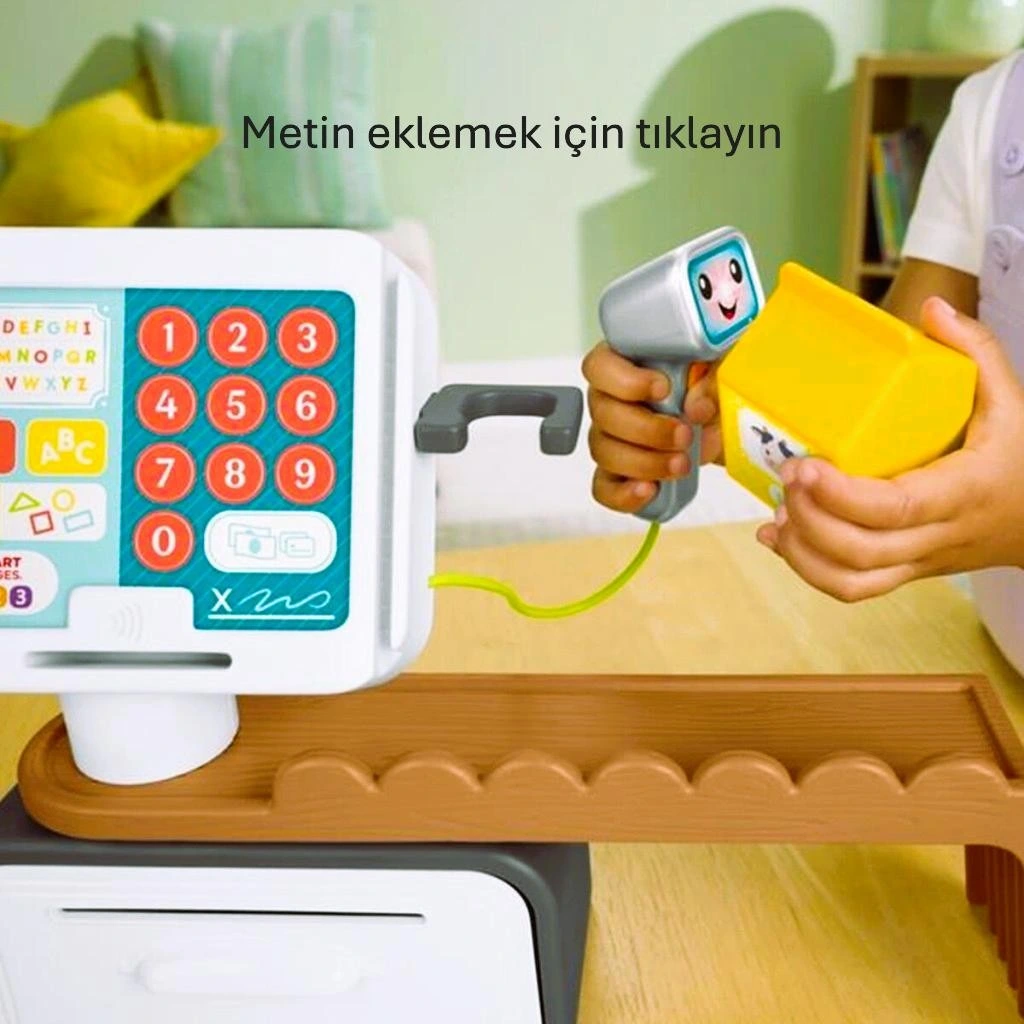 Eğitici Oyuncak JGW99 Fisher-Price LnL Market Kasası - Görsel 2