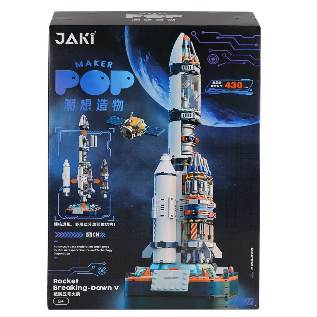 Eğitici Çocuk JK8501 Jaki Uzay Roketi Blok Seti -Vagon life