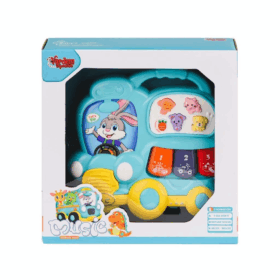 Eğitici Işıklı ve Müzikli Otobüs Piyano Çocuklar İçin Eğlenceli ve Renkli Tasarım