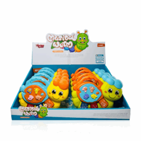 Işıklı ve Müzikli Solucan Bebek Eğlenceli ve Eğitici Oyuncak