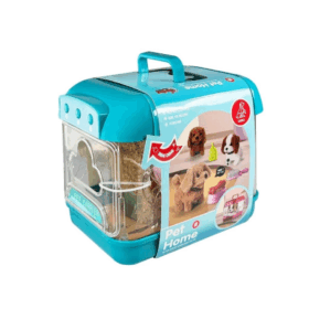 Çocuk JND-6806 Hareketli Köpek ve Işıklı Sesli Şeffaf Kafes Seti -Vardem Oyuncak