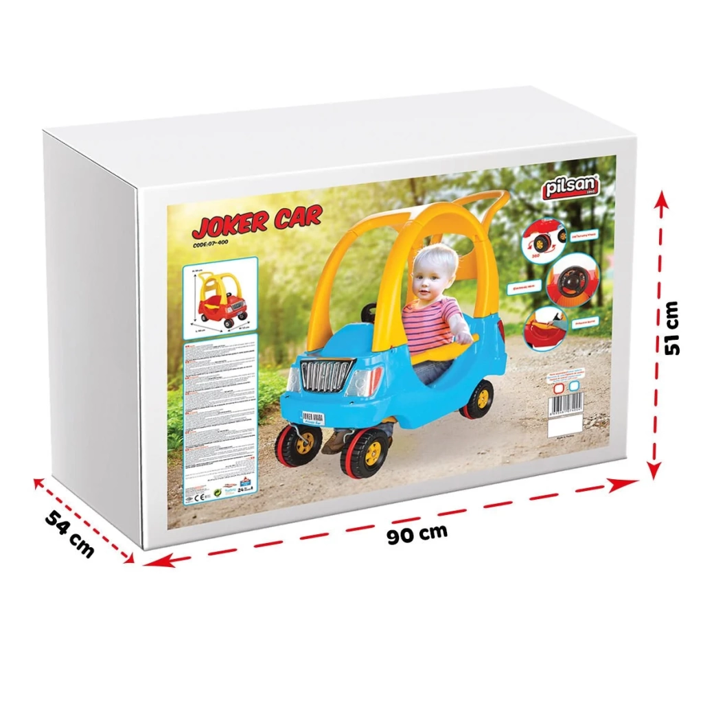 ÇocukJoker Mavi Araba - Görsel 2