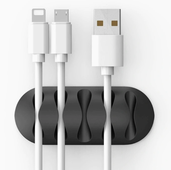 Eğitici Oyuncak Kablo Tutucu 5 Kanallı 3lü Siyah - Görsel 4