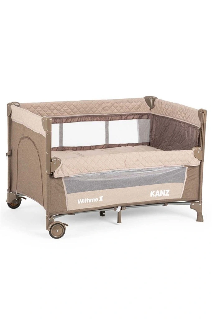 Eğitici Oyuncak Kanz Withme II Anne Yanı Oyun Parkı Kahve - Görsel 3