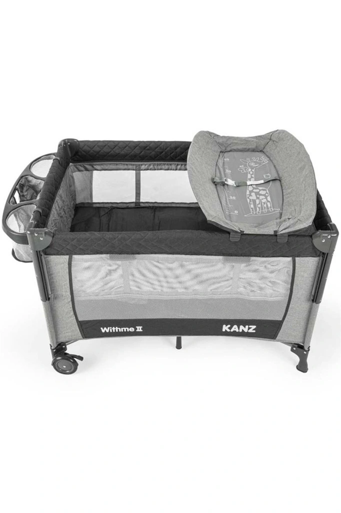 Eğitici Oyuncak Kanz Withme II Anne Yanı Oyun Parkı Siyah - Görsel 3