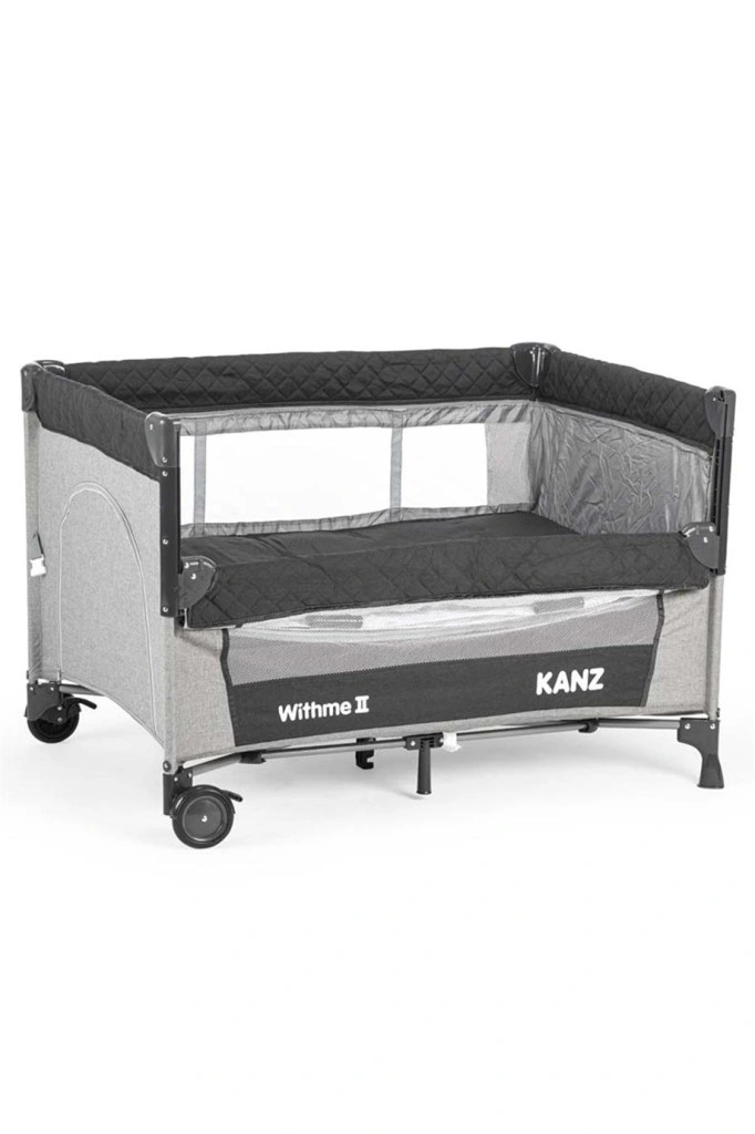 Eğitici Oyuncak Kanz Withme II Anne Yanı Oyun Parkı Siyah - Görsel 4