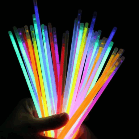 Karanlıkta Parlayan Glow Stick Bileklik 50 Adet Fosforlu Çubuk