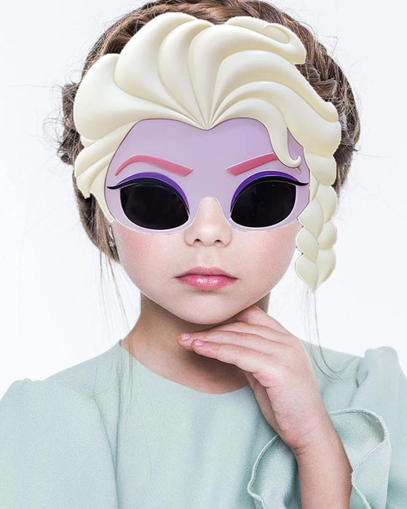 Çocuk Karlar Ülkesi Frozen Elsa Temalı Parti Gözlüğü 19x21 cm - Görsel 2