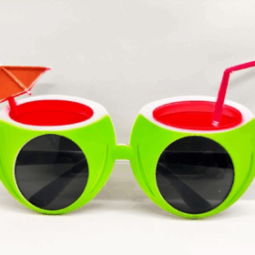 Tropikal Hawaii Parti Gözlüğü Karpuz Şekilli Çocuklar İçin Eğlenceli Aksesuar