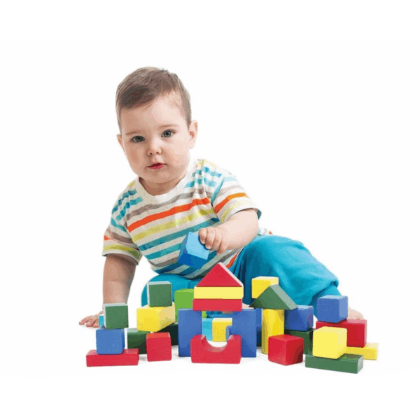 Çocuk KID-1001 Chiva, Ahşap Bloklar 40 Parça - Görsel 2