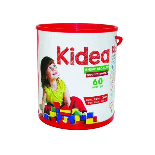 Çocuk KID-1002 Chiva, 60 Parça Ahşap Bloklar