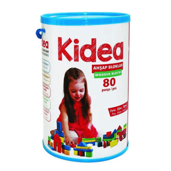Çocuk KID-1003 Chiva, Ahşap Bloklar 80 Parça