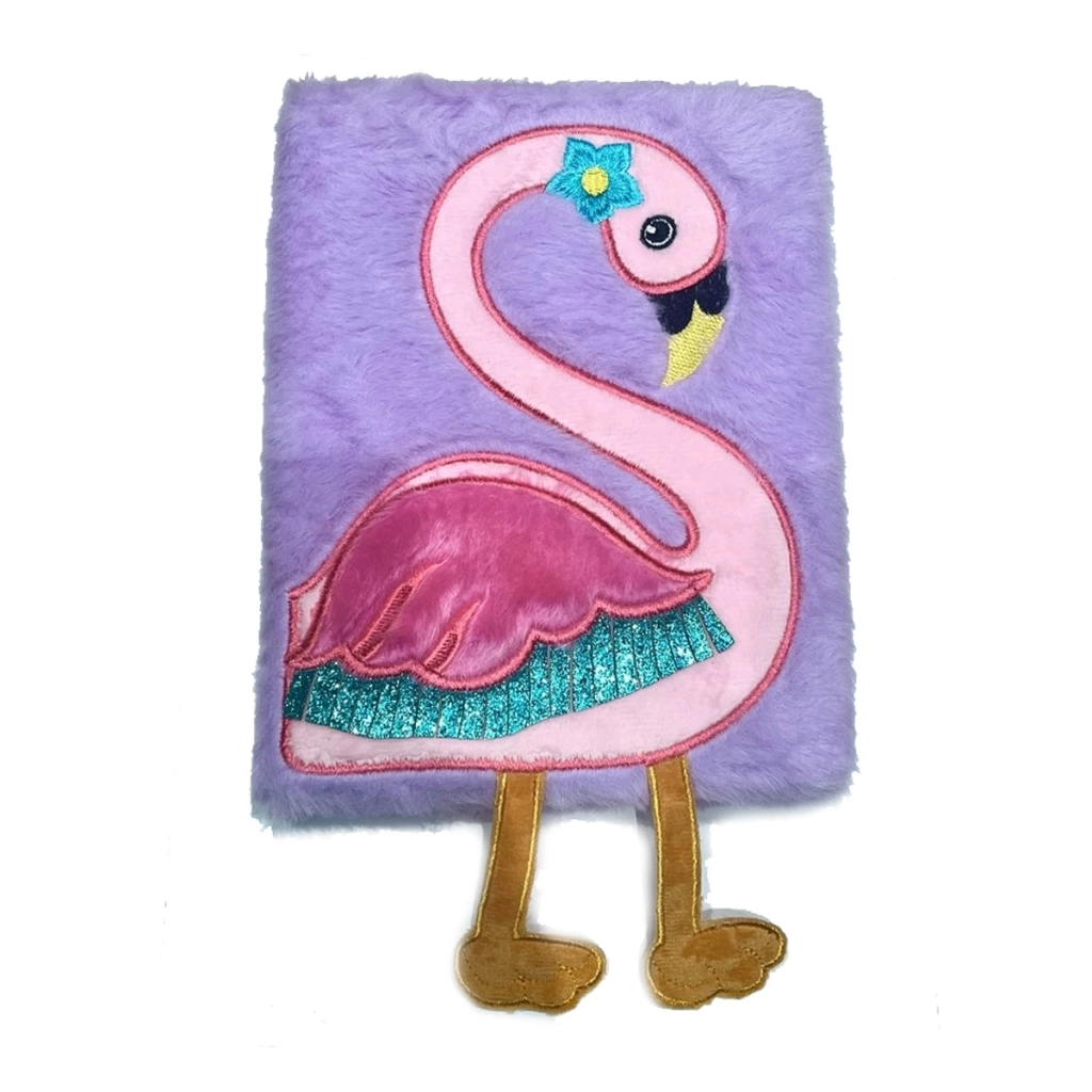 Çocuk Kilitli Peluş Defter 15x21 - Görsel 3