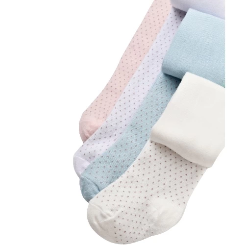 Klasik Puanlı Külotlu Çorap 68438 Mavi - Görsel 4