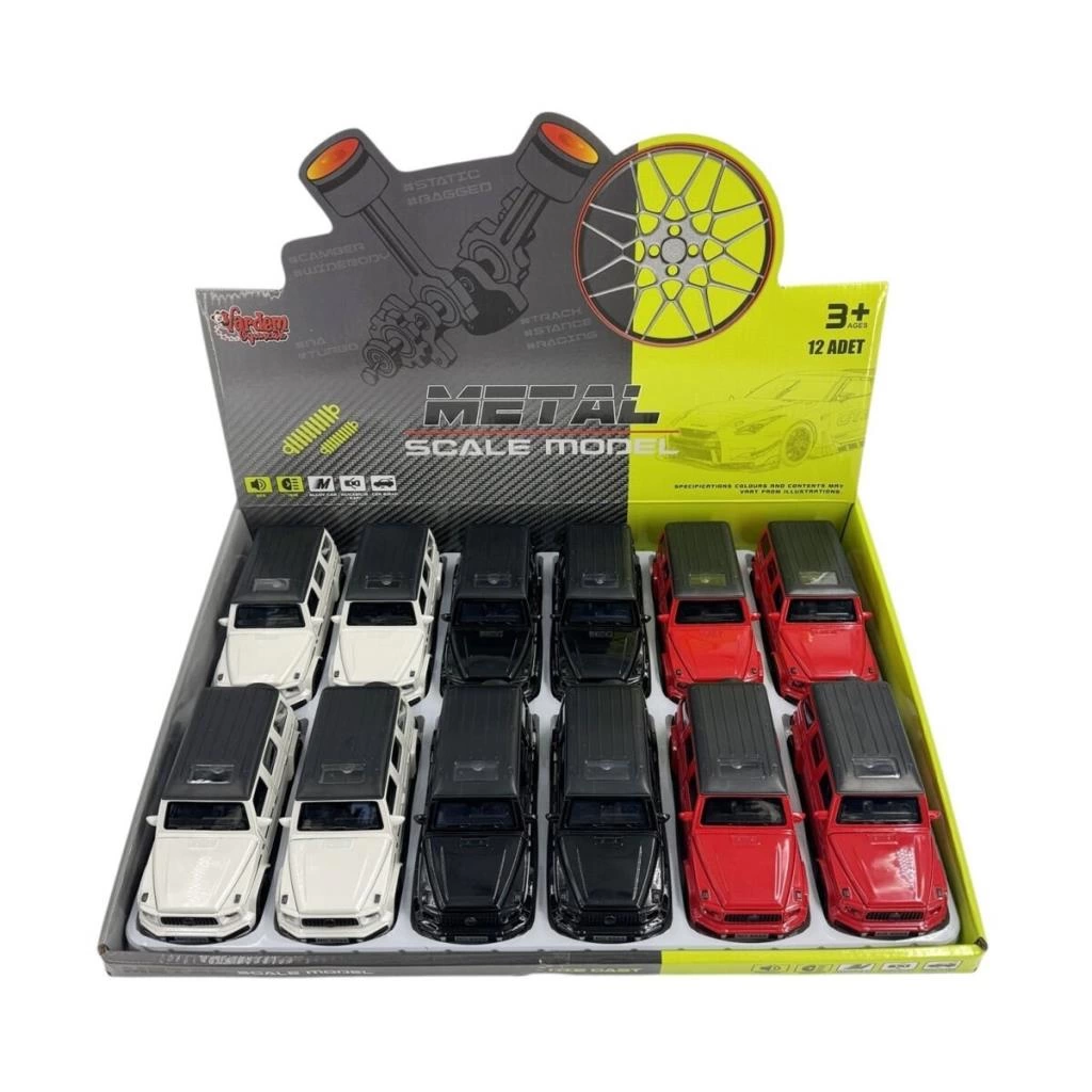 Eğitici Oyuncak KM-3271D Vardem Çek Bırak Işıklı ve Sesli Model Mrs Metal Araba 1:24 - Görsel 5