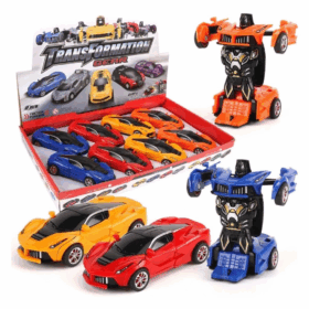 Transforming Gear Robot Araba - Hareketli ve Eğlenceli