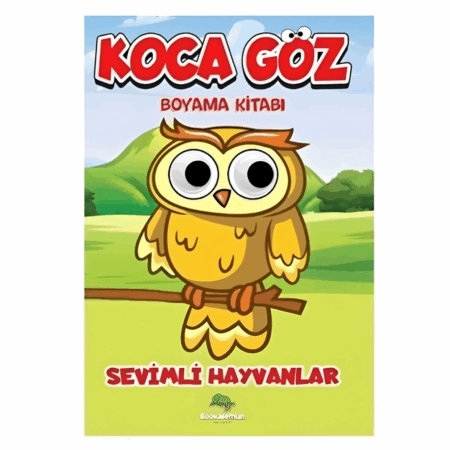 Çocuk Koca Göz Sevimli Hayvanlar Boyama Kitabı