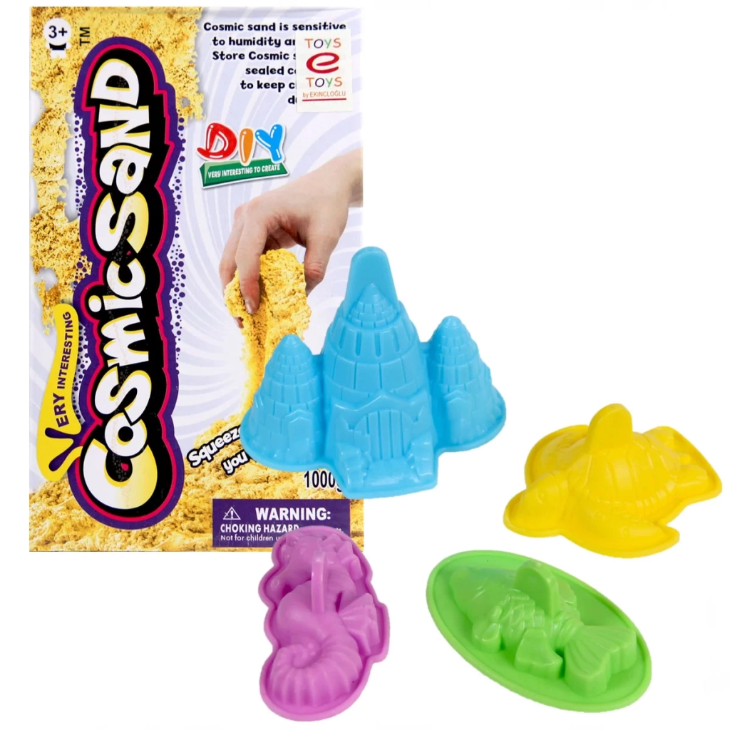 Çocuk Kozmik Aksesuarlı Oyun Kumu 1000 Gr. - Görsel 2