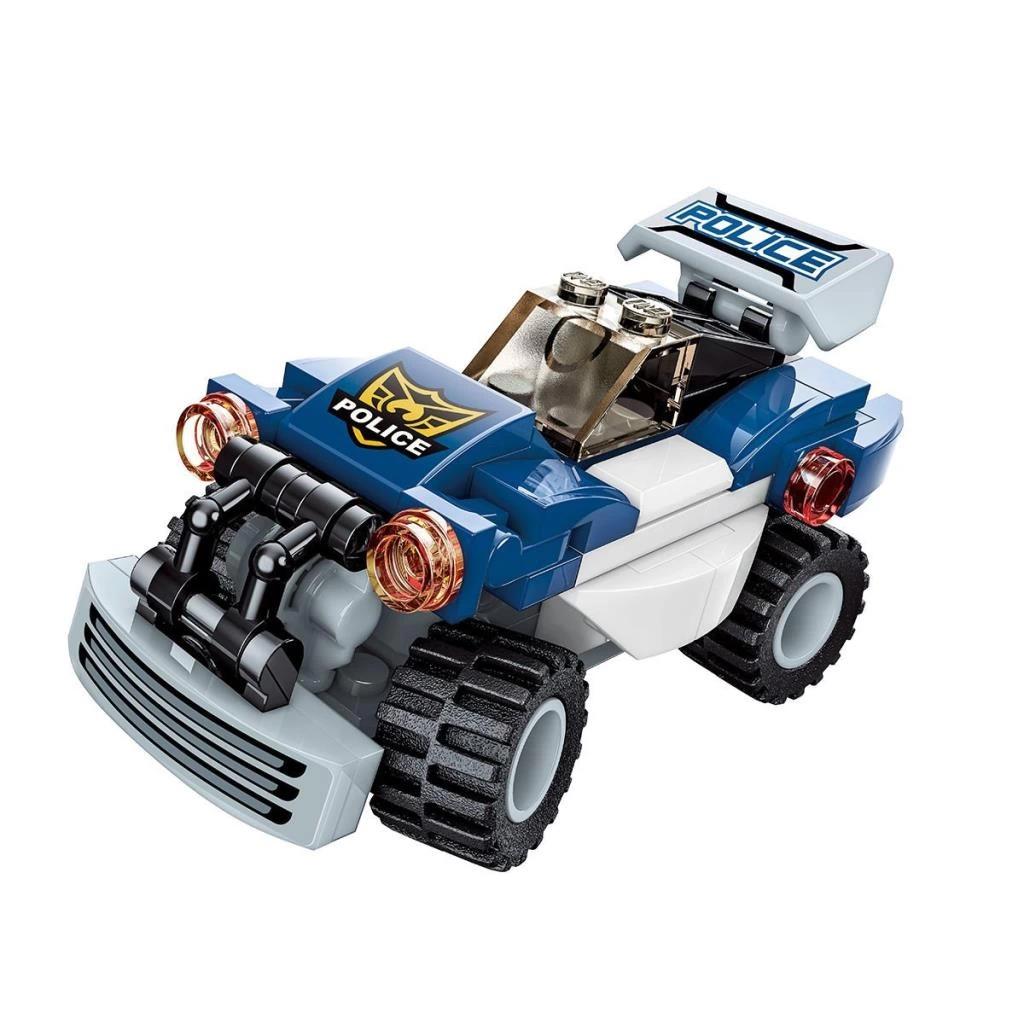 Polis Araç Blok Seti Eğitici Çocuk Oyuncağı Gelişim ve Koordinasyon Destekleyici - Görsel 4