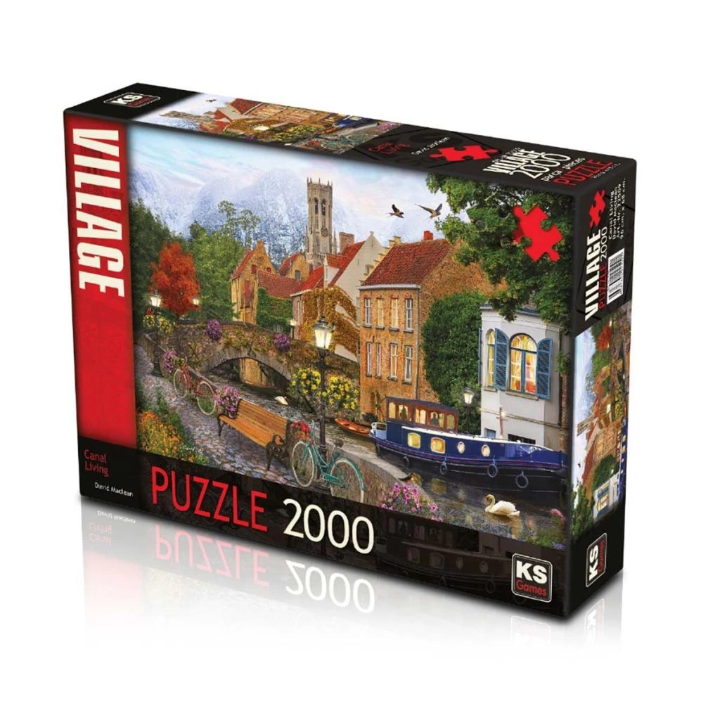 Çocuk KS Canal Living 2000 Parça Puzzle - Görsel 2