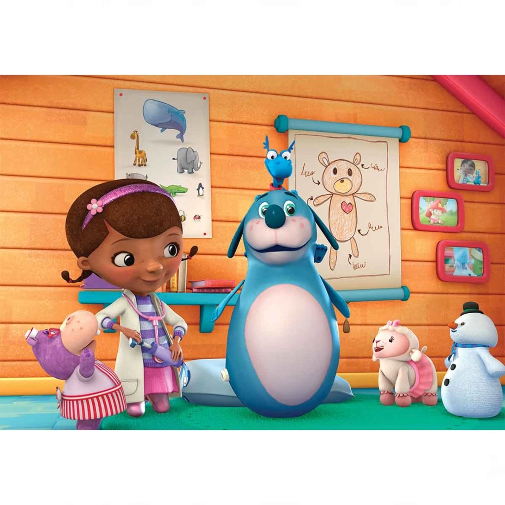 Çocuk KS Doc McStuffins 50 Parça Puzzle - Görsel 2