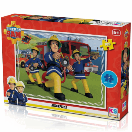 Çocuk KS Fireman Sam 100 Parça Puzzle