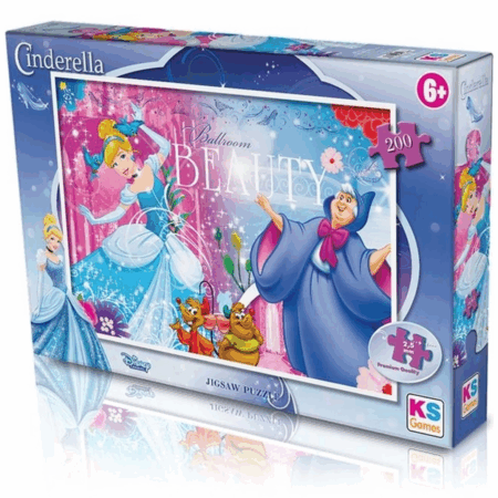 Çocuk Ks Games Cinderella Puzzle 200 Parça