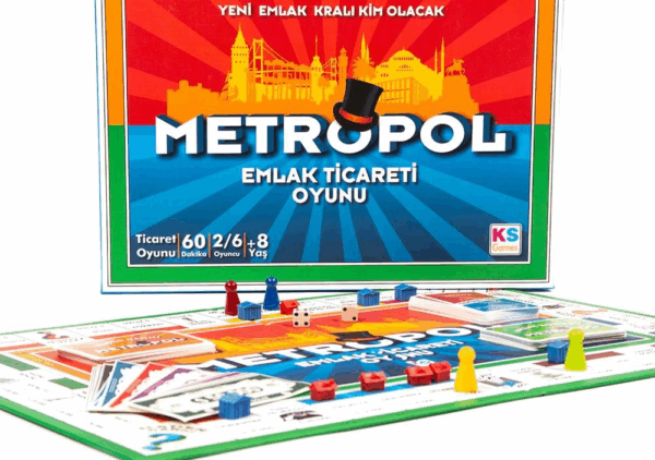 Çocuk Ks Games Metropol Emlak Ticaret Oyunu - Görsel 2